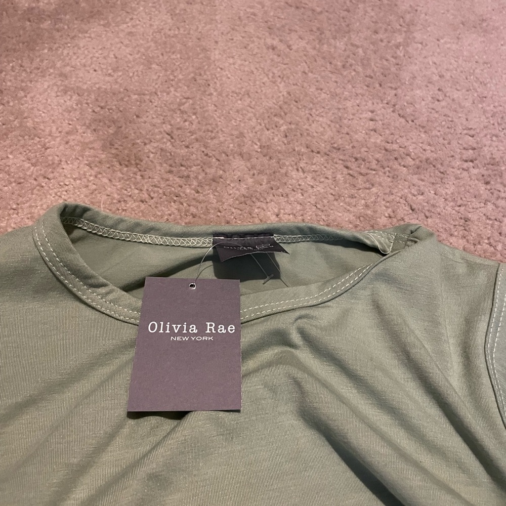 Olivia Rae New York Green Top